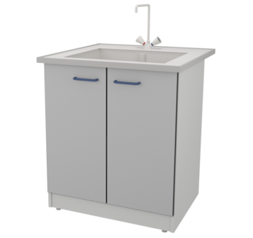 Стол-мойка ЛАБ-PRO МО40 80.80.90 РР ЛОиП  по лучшей цене с доставкой - интернет-магазин Прогрессивные решения