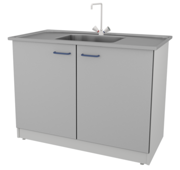 Стол-мойка ЛАБ-PRO МО30 120.65.90 SS ЛОиП  по лучшей цене с доставкой - интернет-магазин Прогрессивные решения