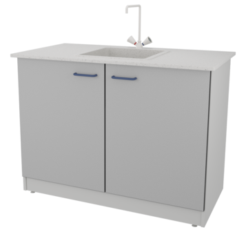 Стол-мойка ЛАБ-PRO МО 120.65.90 F20 ЛОиП  по лучшей цене с доставкой - интернет-магазин Прогрессивные решения