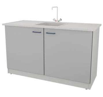 Стол-мойка ЛАБ-PRO МО 150.65.90 F26/34 ЛОиП  по лучшей цене с доставкой - интернет-магазин Прогрессивные решения