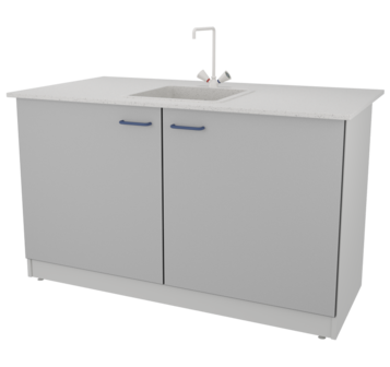 Стол-мойка ЛАБ-PRO МО 150.80.90 F20 ЛОиП  по лучшей цене с доставкой - интернет-магазин Прогрессивные решения