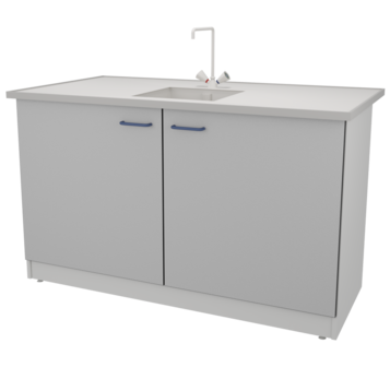 Стол-мойка  ЛАБ-PRO МО40 150.80.90 РР ЛОиП  по лучшей цене с доставкой - интернет-магазин Прогрессивные решения