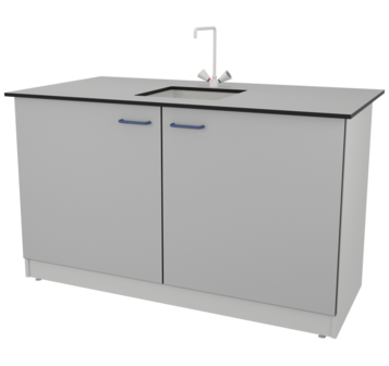 Стол-мойка  ЛАБ-PRO МО 150.80.90 TF ЛОиП  по лучшей цене с доставкой - интернет-магазин Прогрессивные решения