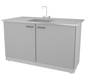 Стол-мойка ЛАБ-PRO МО 150.80.90 VI ЛОиП  по лучшей цене с доставкой - интернет-магазин Прогрессивные решения