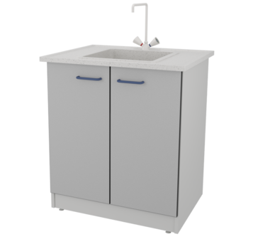 Стол-мойка ЛАБ-PRO МО 80.65.90 F26/34 ЛОиП  по лучшей цене с доставкой - интернет-магазин Прогрессивные решения