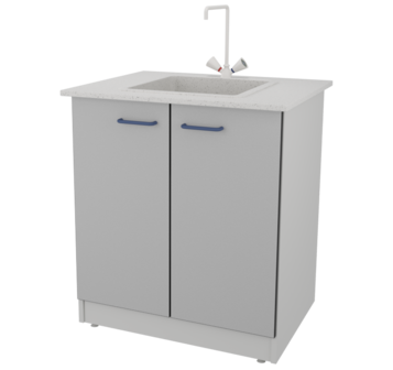 Стол-мойка  ЛАБ-PRO МО 80.65.90 F20 ЛОиП  по лучшей цене с доставкой - интернет-магазин Прогрессивные решения