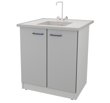 Стол-мойка ЛАБ-PRO МО 80.80.90 РР ЛОиП  по лучшей цене с доставкой - интернет-магазин Прогрессивные решения