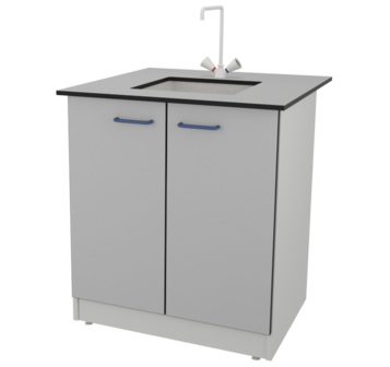 Стол-мойка ЛАБ-PRO МО 80.80.90 TF ЛОиП  по лучшей цене с доставкой - интернет-магазин Прогрессивные решения