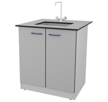 Стол-мойка ЛАБ-PRO МО 80.80.90 TV ЛОиП  по лучшей цене с доставкой - интернет-магазин Прогрессивные решения