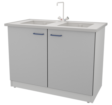 Стол-мойка ЛАБ-PRO МД 120.65.90 РР ЛОиП  по лучшей цене с доставкой - интернет-магазин Прогрессивные решения