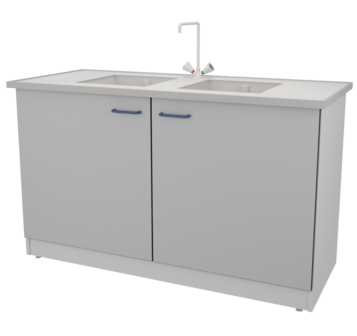 Стол-мойка ЛАБ-PRO МД 150.65.90 РР ЛОиП  по лучшей цене с доставкой - интернет-магазин Прогрессивные решения