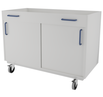 Тумба подкатная для хранения и перелива кислот ЛАБ-PRO НПТ 95.45.70 РР ЛОиП  по лучшей цене с доставкой - интернет-магазин Прогрессивные решения