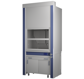 Шкаф приточно-вытяжной с дренажной системой для работы с дымящими кислотами ЛАБ-PRO ШПВК 120.90.260 PP-PVC ЛОиП  по лучшей цене с доставкой - интернет-магазин Прогрессивные решения