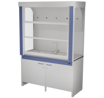 Шкаф вытяжной для мытья посуды ЛАБ-PRO ШВМ 120.70.225 РР ЛОиП  по лучшей цене с доставкой - интернет-магазин Прогрессивные решения