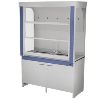 Шкаф вытяжной для мытья посуды ЛАБ-PRO ШВМ 150.70.225 TR ЛОиП  по лучшей цене с доставкой - интернет-магазин Прогрессивные решения