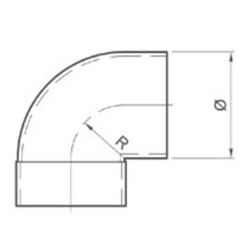 Купить Колено 90 градусов ПВХ LAB по лучшей цене с доставкой - интернет-магазин Прогрессивные решения