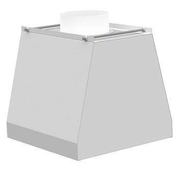 Зонт вытяжной островной ЛАБ-PRO ВЗ 50.50.45 О ЛОиП  по лучшей цене с доставкой - интернет-магазин Прогрессивные решения