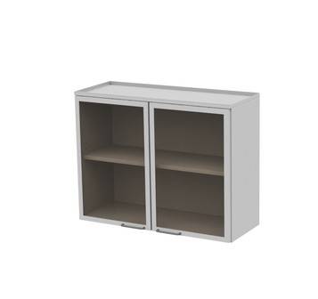 Шкаф навесной из металла (фасады стекло) ЛАБ-PRO НШМА 90.35.70 ЛОиП  по лучшей цене с доставкой - интернет-магазин Прогрессивные решения