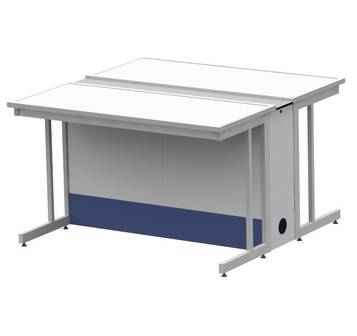 Стол островной высокий ЛАБ-PRO CОКв 150.150.90 F26/34 ЛОиП  по лучшей цене с доставкой - интернет-магазин Прогрессивные решения