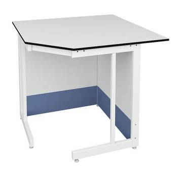 Стол угловой к пристенному столу ЛАБ-PRO СУ 110/80.110/80.90 TR ЛОиП  по лучшей цене с доставкой - интернет-магазин Прогрессивные решения