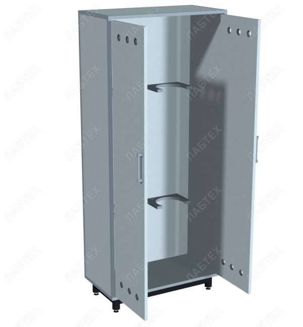 Шкаф для баллонов ЛАБТЕХ-ШБ-2 двухсекционный, 800*420*1800 Лабтех  по лучшей цене с доставкой - интернет-магазин Прогрессивные решения