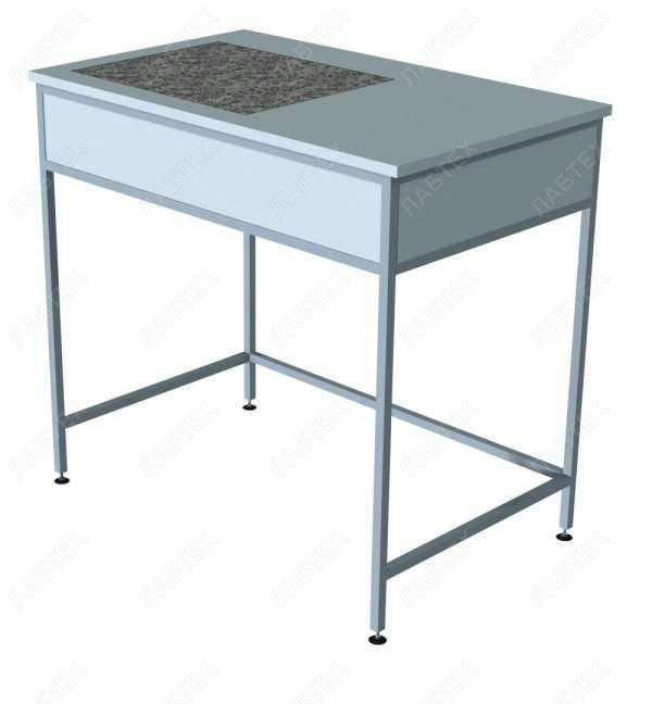 Стол для весов ЛАБТЕХ-СВ-2 ПАГ, гранит, 1000*610*900 Лабтех  по лучшей цене с доставкой - интернет-магазин Прогрессивные решения