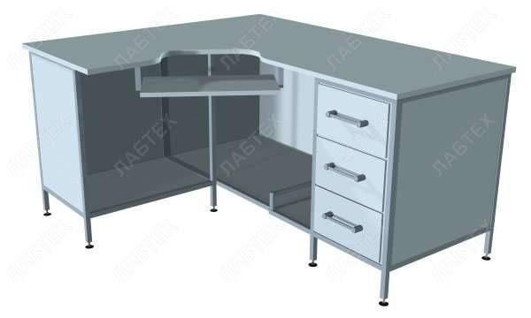 Стол лабораторный ЛАБТЕХ-СК-3-ПА компьютерный, 1200*1500*750 Лабтех  по лучшей цене с доставкой - интернет-магазин Прогрессивные решения