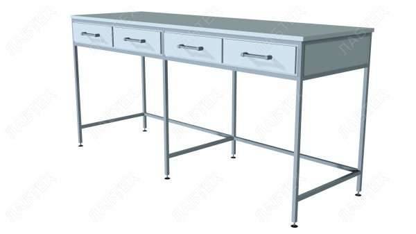 Стол лабораторный ЛАБТЕХ-С-14-ПТ открытый, 1935*610*900 Лабтех  по лучшей цене с доставкой - интернет-магазин Прогрессивные решения