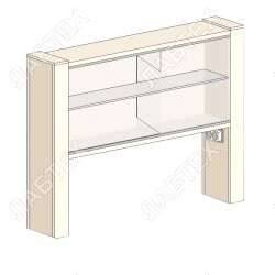 Надстройка для стола ЛАБТЕХ-ШН-1 (НС-1) 975*250*800 Лабтех  по лучшей цене с доставкой - интернет-магазин Прогрессивные решения