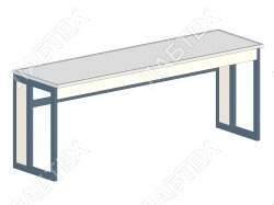 Стол лабораторный ЛАБТЕХ Дин-52Т открытый, 1800*650*750 Лабтех  по лучшей цене с доставкой - интернет-магазин Прогрессивные решения