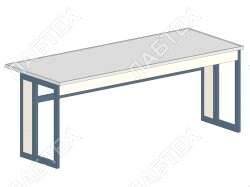 Стол лабораторный ЛАБТЕХ Дин-62А открытый, 1800*900*750 Лабтех  по лучшей цене с доставкой - интернет-магазин Прогрессивные решения