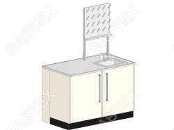 Стол мойка ЛАБТЕХ ПроМо-3А правая двухдверная с сушилкой, 1200*900*900 Лабтех  по лучшей цене с доставкой - интернет-магазин Прогрессивные решения