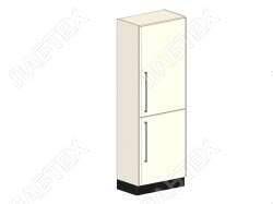 Шкаф для хранения ЛАБТЕХ Профи-1 лабораторный металлический, 600*500*1900 Лабтех  по лучшей цене с доставкой - интернет-магазин Прогрессивные решения