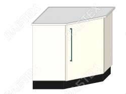 Стол тумба лабораторный ЛАБТЕХ ПроСт-71К однодверный, для внешних угловых переходов, 900*900*900 Лабтех  по лучшей цене с доставкой - интернет-магазин Прогрессивные решения