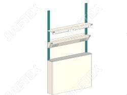 Модуль приставной ЛАБТЕХ Стиль- 1К, 1200*250*2220 Лабтех  по лучшей цене с доставкой - интернет-магазин Прогрессивные решения