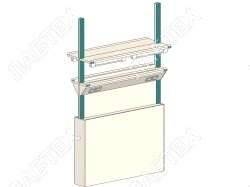 Модуль приставной ЛАБТЕХ Стиль-10 для островного комплекта с электрикой, 1200*640*2220 Лабтех  по лучшей цене с доставкой - интернет-магазин Прогрессивные решения