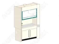 Шкаф вытяжной ЛАБТЕХ ШВП-1ДК лабораторный, 1500*900*2400 Лабтех  по лучшей цене с доставкой - интернет-магазин Прогрессивные решения