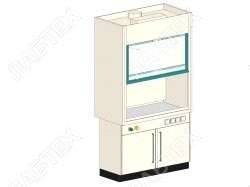 Шкаф вытяжной ЛАБТЕХ ШВП-2ДК-В, лабораторный, взрывобезопасное исполнение, 1200*800*2400 Лабтех  по лучшей цене с доставкой - интернет-магазин Прогрессивные решения