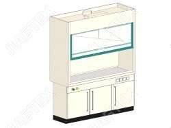 Шкаф вытяжной ЛАБТЕХ ШВП-3Д лабораторный, 1800*800*2400 Лабтех  по лучшей цене с доставкой - интернет-магазин Прогрессивные решения