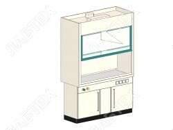 Шкаф вытяжной ЛАБТЕХ ШВП-4Д лабораторный, 1500*800*2400 Лабтех  по лучшей цене с доставкой - интернет-магазин Прогрессивные решения