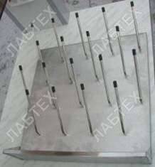 Сушилка для лабораторной посуды настенная ЛАБТЕХ-СУ-2 (нержавеющая сталь, 18 штырей) Лабтех  по лучшей цене с доставкой - интернет-магазин Прогрессивные решения