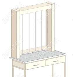 Установка титровальная ЛАБТЕХ-УТ-1, 5 штативов  975*245*1000 Лабтех  по лучшей цене с доставкой - интернет-магазин Прогрессивные решения