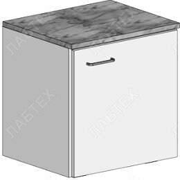 Тумба подкатная ЛАБТЕХ-ТП-10-ПА с дверцей, 460*500*550 Лабтех  по лучшей цене с доставкой - интернет-магазин Прогрессивные решения