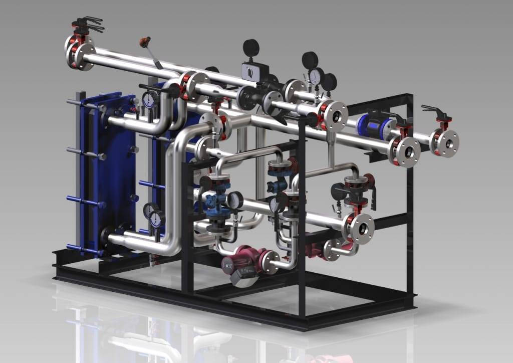 Индивидуальные тепловые пункты (ИТП, БИТП) МКТС  по лучшей цене с доставкой - интернет-магазин Прогрессивные решения