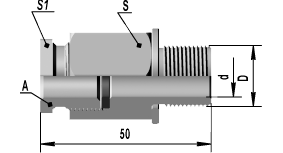 Купить Штуцер передвижной OMSKETALON по лучшей цене с доставкой - интернет-магазин Прогрессивные решения