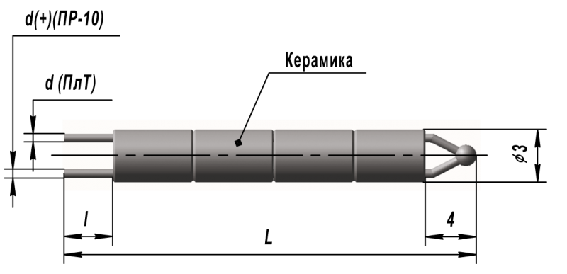 Купить Преобразователи термоэлектрические ТПП 5 182 002, ТПР 5 182 003, ТПР 5 182 004 бескорпусные OMSKETALON по лучшей цене с доставкой - интернет-магазин Прогрессивные решения