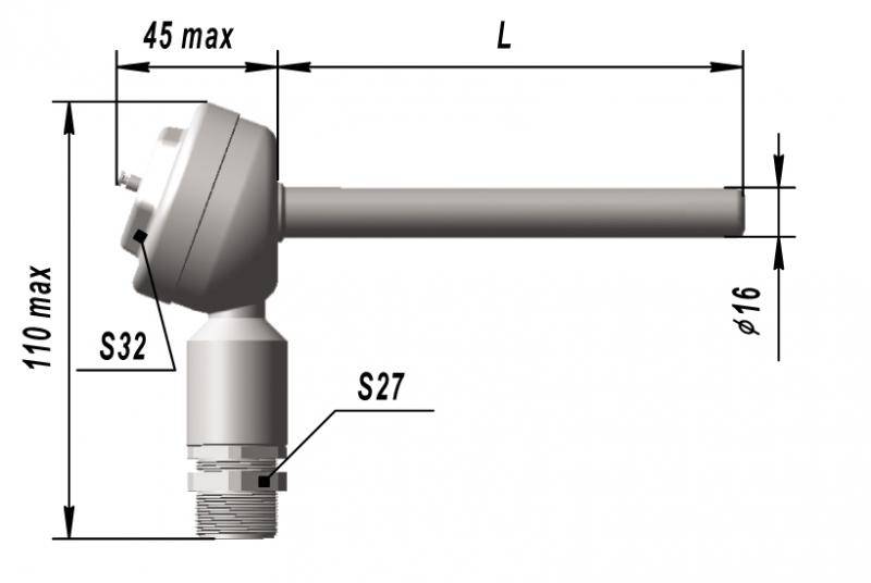 Купить Преобразователи термоэлектрические платинородий - платиновые ТПП 9819, платинородиевые ТПР 9819 OMSKETALON по лучшей цене с доставкой - интернет-магазин Прогрессивные решения