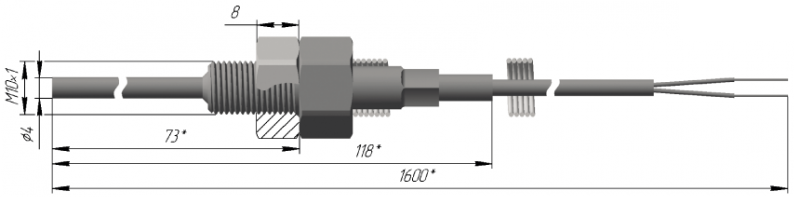 Купить Термопреобразователь сопротивления медный ТСМ 0601 OMSKETALON по лучшей цене с доставкой - интернет-магазин Прогрессивные решения