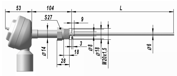 Купить Термопреобразователь сопротивления платиновые ТСП 0604 OMSKETALON по лучшей цене с доставкой - интернет-магазин Прогрессивные решения