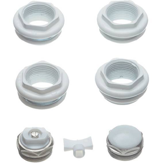 Купить SKU-0111-000134 STOUT SKU-0111-000134 STOUT Универсальный монтажный комплект для подключения радиатора 3/4" RAL 9016 STOUT по лучшей цене с доставкой - интернет-магазин Прогрессивные решения